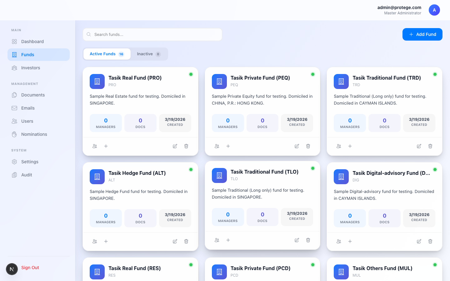 Admin features overview